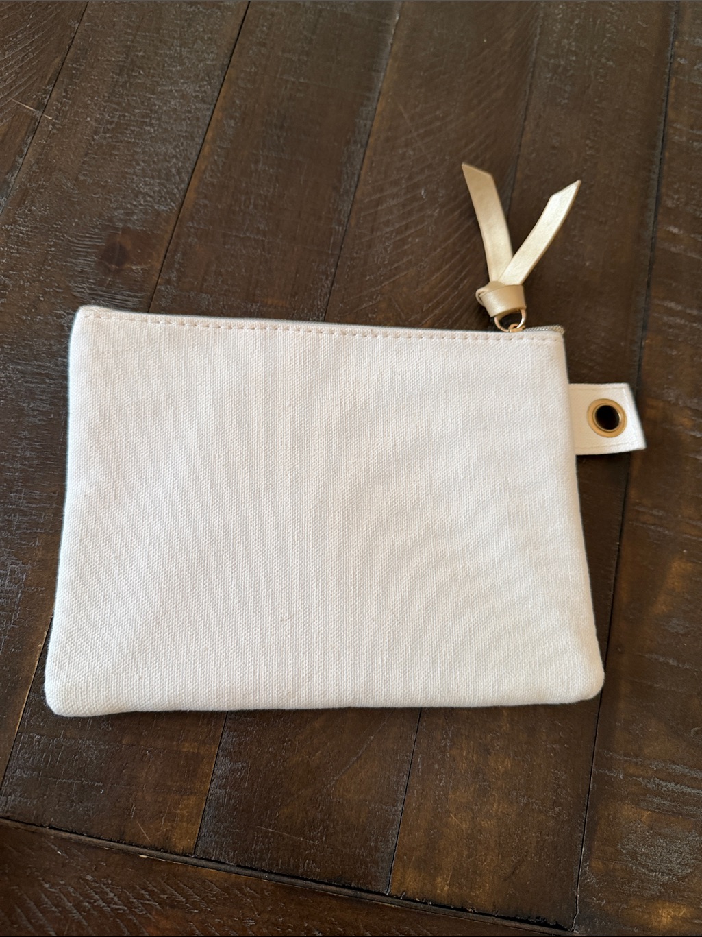 Altar'd State Rose Gold Floral Rose Gold Metallic Keychain Wallet Pouch — image 5 of 7